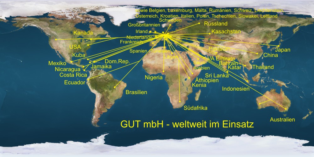 Weltkarte GUT mbH